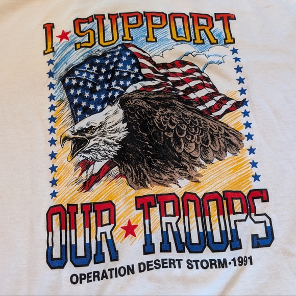 1991 Operation Desert Storm Single Stitch T Shirt (M) - Picture 3 of 8